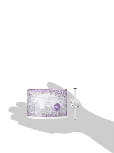 Woods of Windsor Lavender Body Dusting Powder with Puff, 3.5 oz