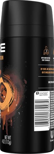 AXE Dark Temptation Body Spray Deodorant for Men, 4 oz, 6-Pack