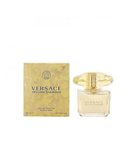 Versace Yellow Diamond Eau de Toilette Spray for Women, 3 oz