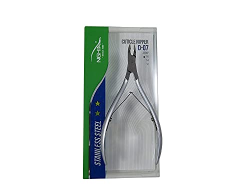 Nghia Stainless Steel Cuticle Nipper C-07 Jaw 16, Pack of 5