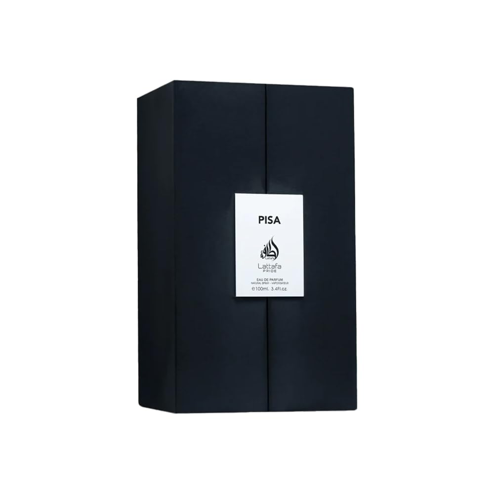 Lattafa Pride Pisa Eau de Parfum for Men, Citrus Woody Amber, 100 ml