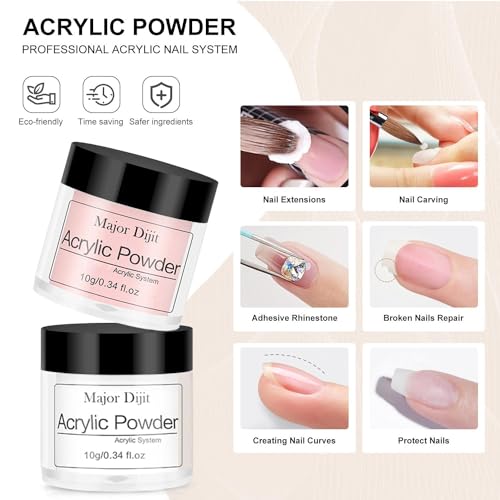 Acrylic Nail Kit Starter Set with Nail Drill, UV Lamp and Nail Art Tools