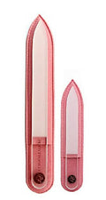 Perfect Formula Czech Glass Nail File Set of 2 with Case