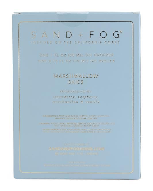 Sand+Fog Eau de Parfum Oil Set with Dropper and Roller