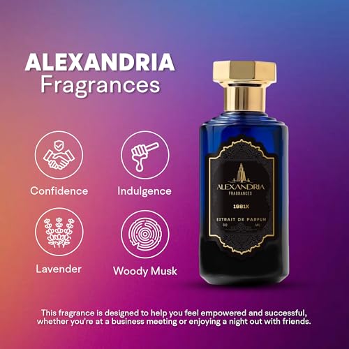 Alexandria Fragrances 1981X Eau de Parfum with Lavender, Honey, Vanilla & Tobacco