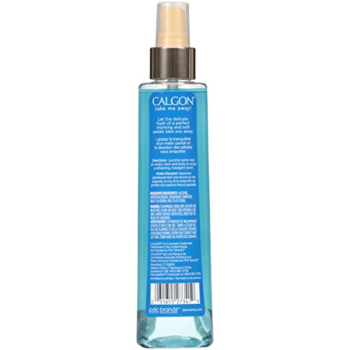 Calgon Morning Glory Fragrance Body Mist, 8 Fl Oz, 3 Pack
