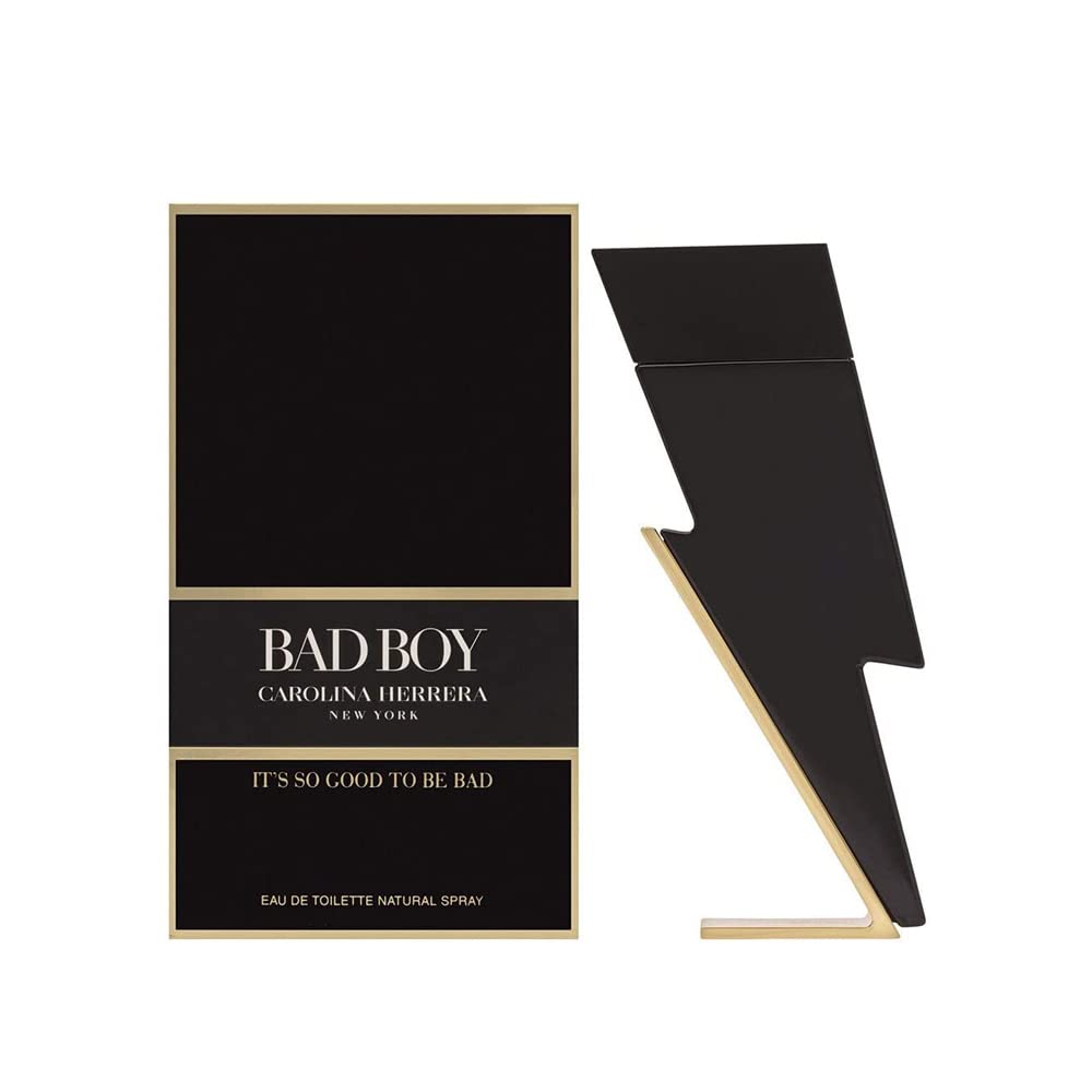 Carolina Herrera Bad Boy Eau de Toilette for Men, 1.7 Oz