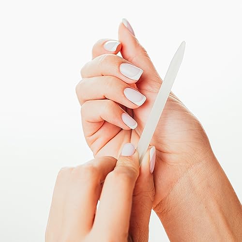 Perfect Formula Czech Glass Nail File Set of 2 with Case
