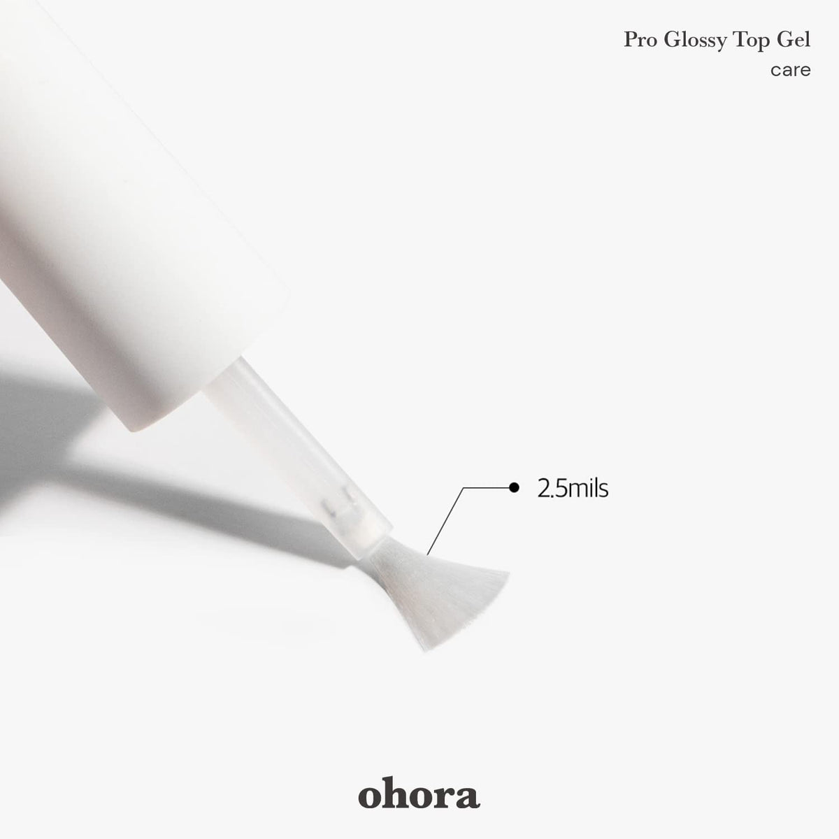 ohora Pro Glossy Top Gel Semi-Cured Gel Nail Strips Nail Art Set