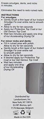 LONDONTOWN Kur Instant Smudge Fix Nail Polish Corrector, 0.4 fl oz