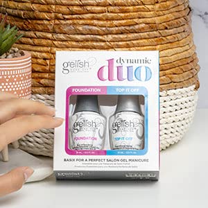 Gelish Dynamic Duo Foundation Base & Top It Off Sealer Gel Set