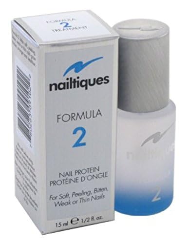 Nailtiques Formula 2 Protein Nail Strengthener, 0.5 oz, Pack of 3