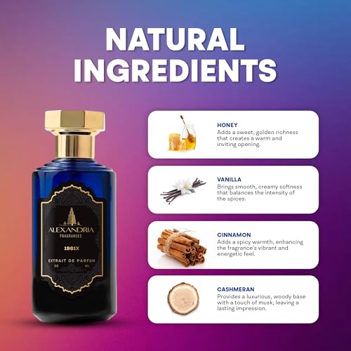 Alexandria Fragrances 1981X Eau de Parfum with Lavender, Honey, Vanilla & Tobacco