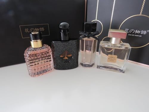 Women's Perfume Set, 4 Floral & Fruity Fragrances, 105 ml Gift Box
