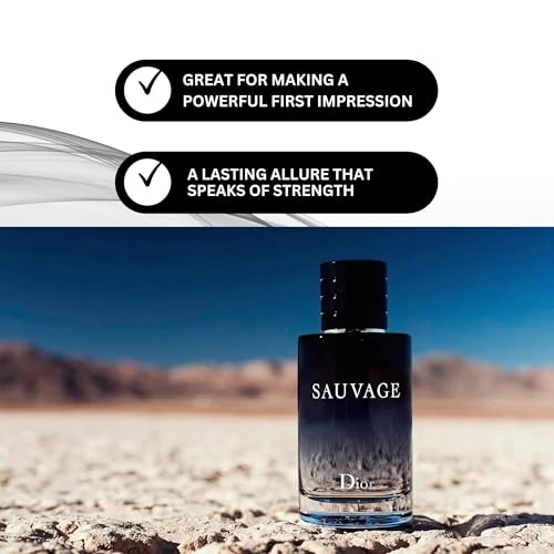 Dior Sauvage Mini Fragrance for Men, 0.34 oz / 10ml