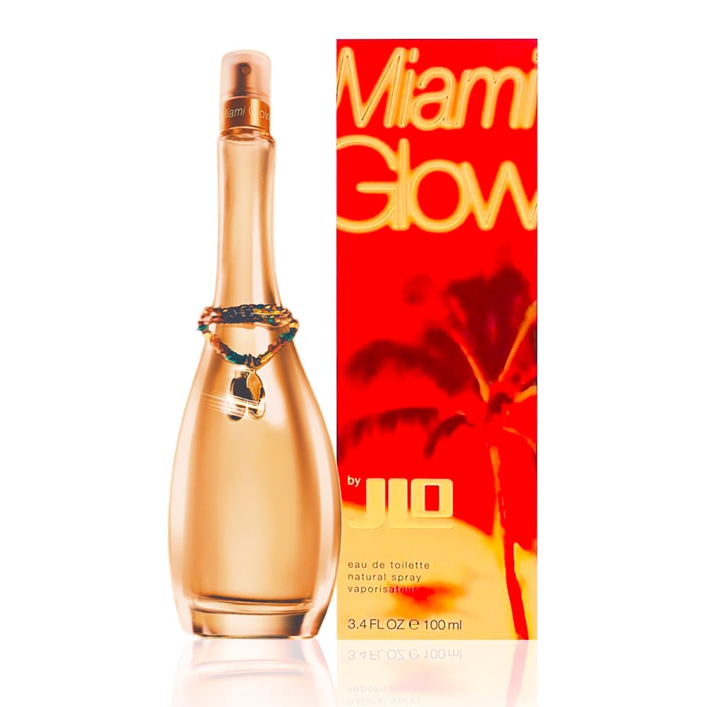 Miami Glow by Jennifer Lopez Eau de Toilette Spray for Women, 3.4 Fl Oz