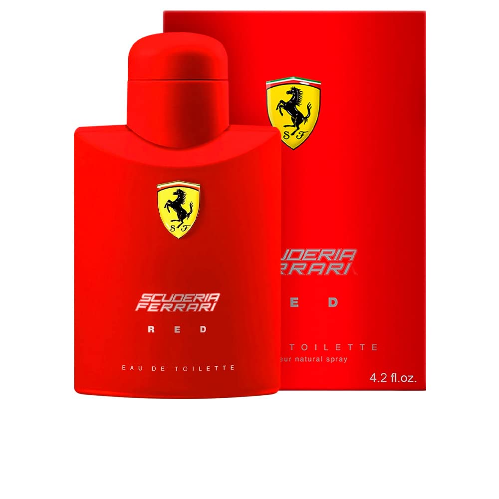Ferrari Scuderia Red Eau de Toilette Spray, Citrus, 4.2 Fl Oz