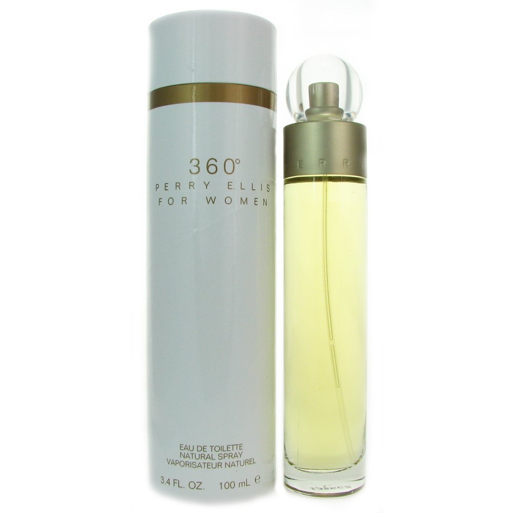 Perry Ellis 360 for Women Eau de Toilette Spray, 3.4 Fl Oz