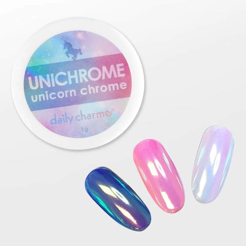 Daily Charme Aurora Unichrome Chrome Powder for Nail Art, 1g