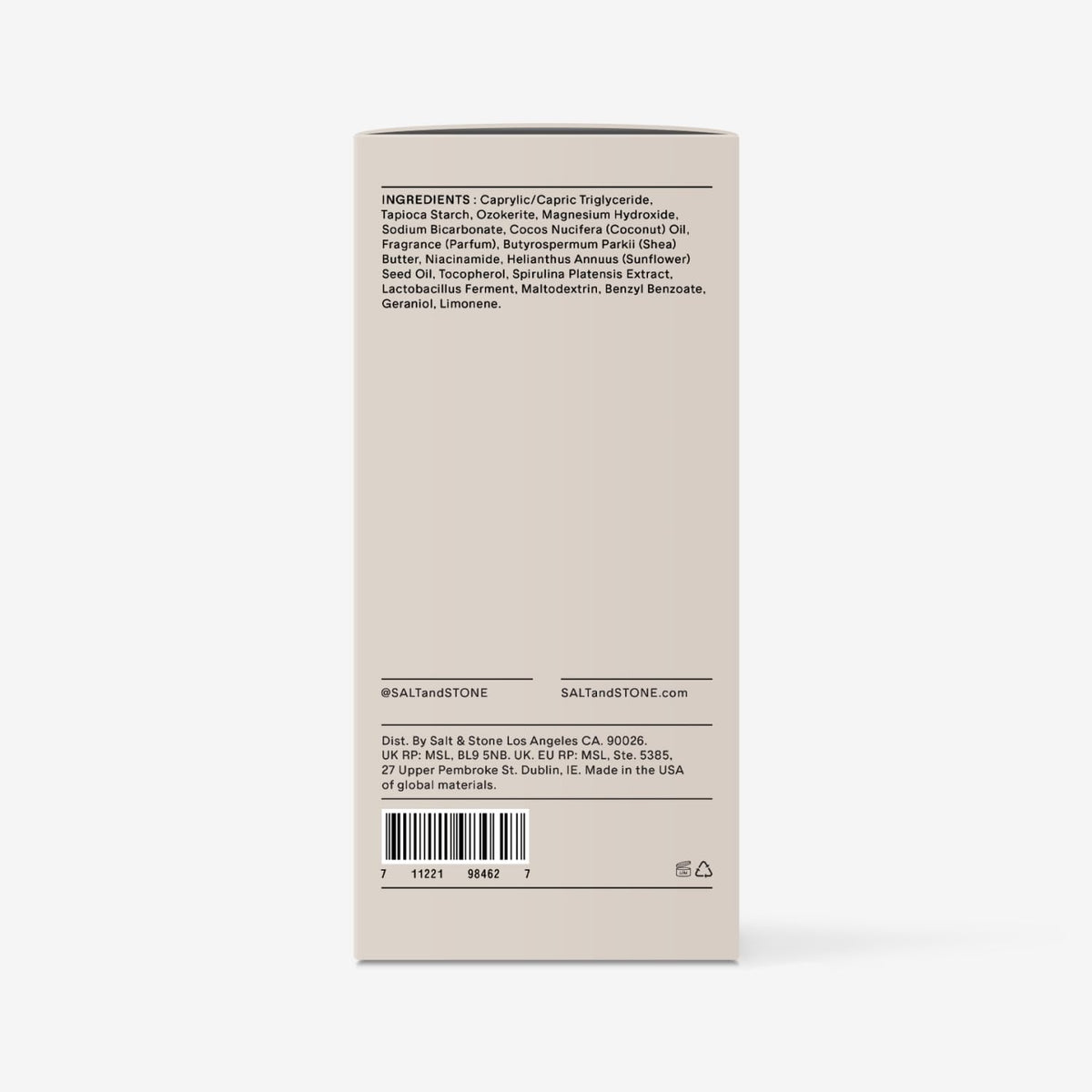 Salt & Stone Aluminum-Free Deodorant