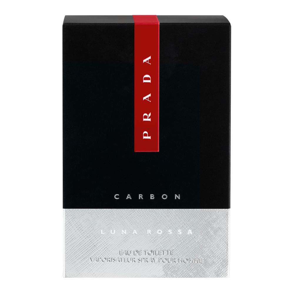 Prada Luna Rossa Carbon for Men Eau de Toilette Spray, 3.4 oz
