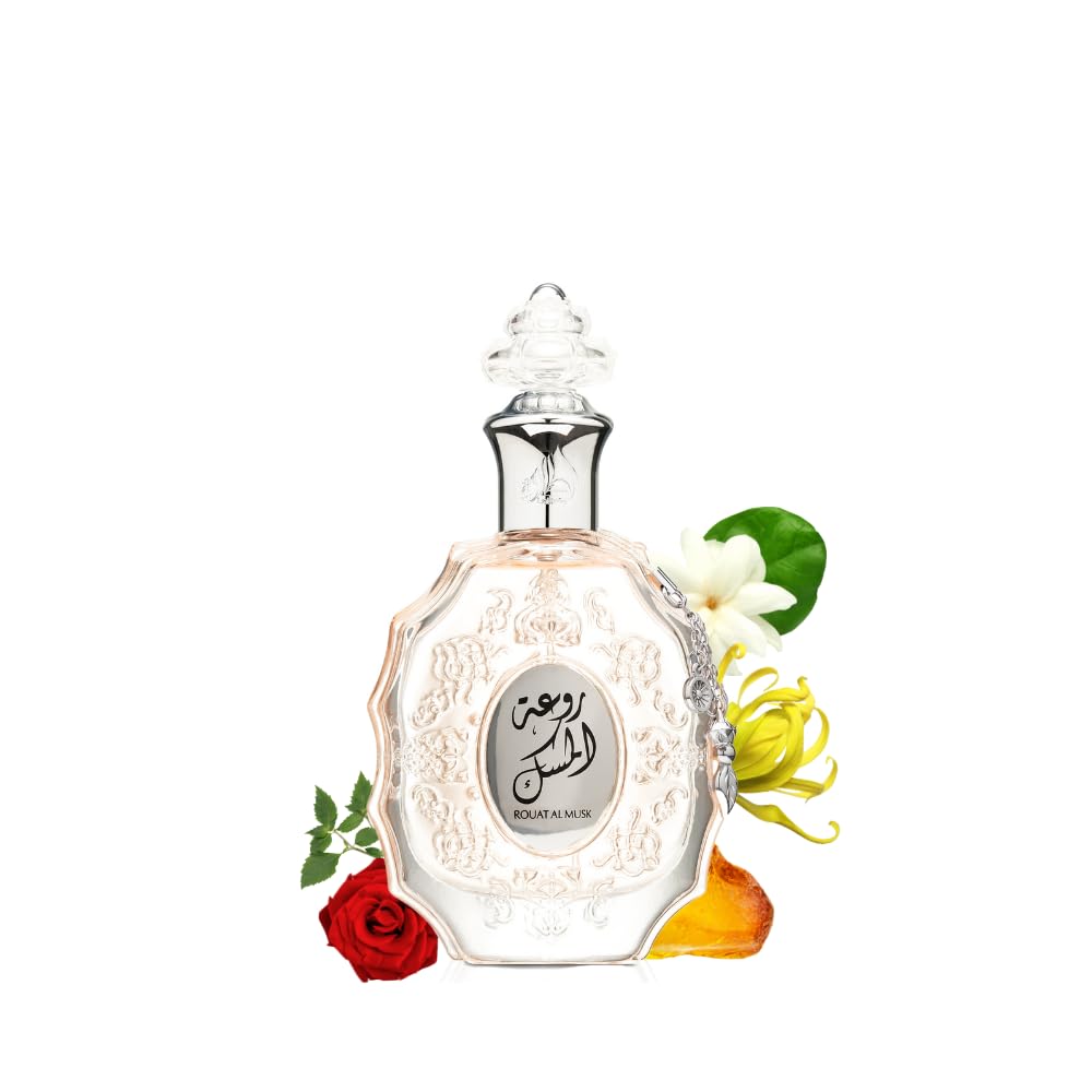 Lattafa Rouat Al Musk Unisex Eau de Parfum Spray, 3.4 fl oz