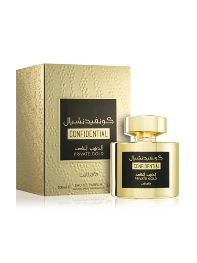Lattafa Confidential Private Gold Unisex Eau de Parfum Spray