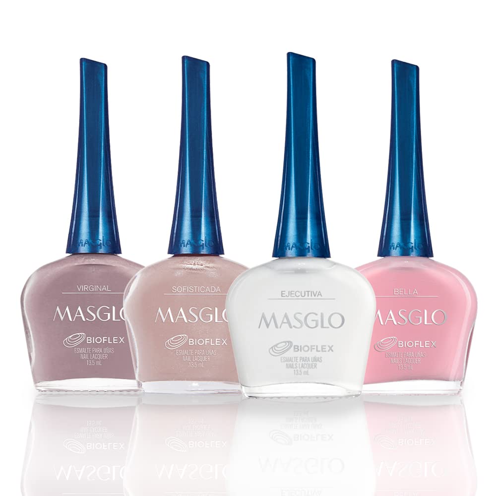 MASGLO Traditional Nail Polish with BIOFLEX Technology