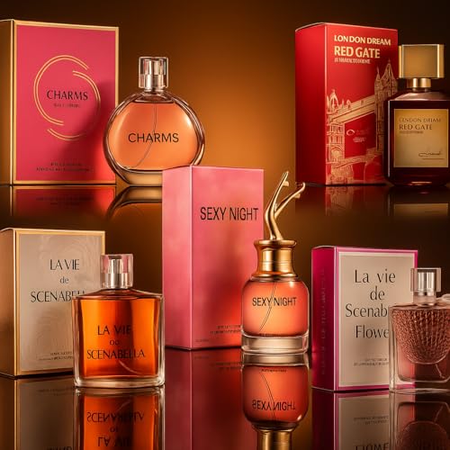 Signature Scent 5-Piece Mini Perfume Gift Set for Women, 30ml Bottles