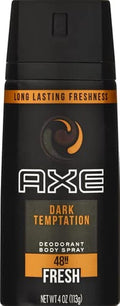 AXE Dark Temptation Body Spray Deodorant for Men, 4 oz, 6-Pack