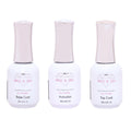 Virgo & Gem 3-Piece Dipping Powder Liquid Set with 15ml Base, Activator & Top Coat