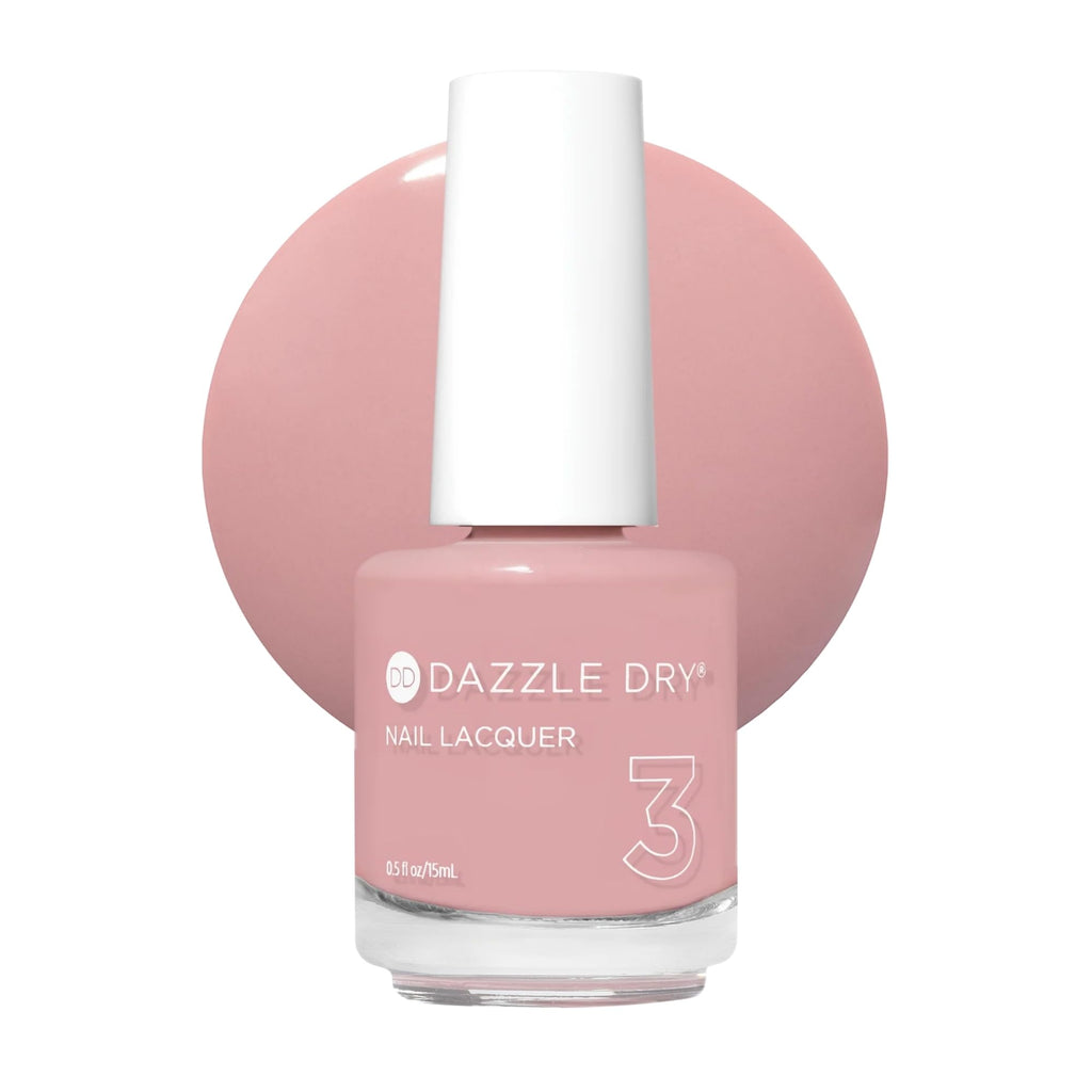Dazzle Dry Nail Lacquer Step 3 – Less Is Mauve, 0.5 fl oz
