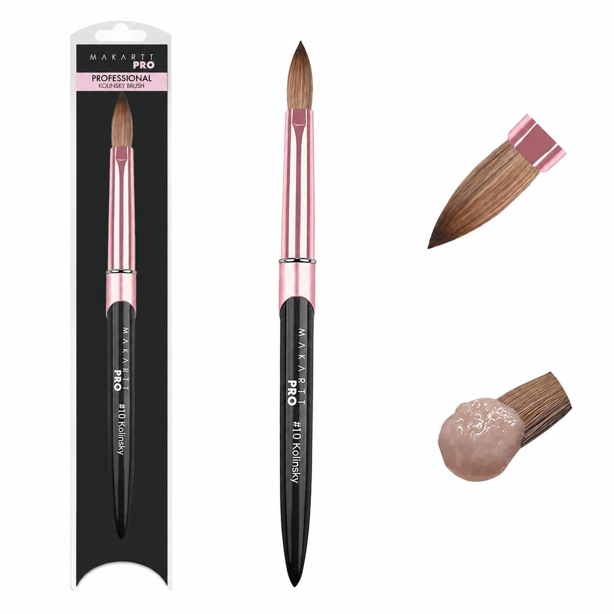MakarttPro Pure Kolinsky Hair Acrylic Nail Brush