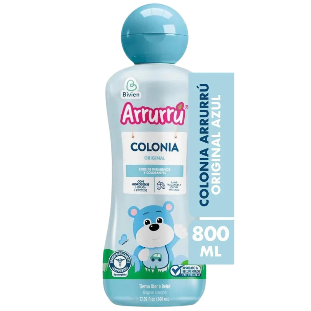 Arrurru Original Baby Cologne 800 ml – Light Fresh Baby Fragrance