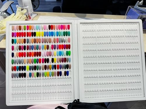 Acycoin2A Extra Large Acrylic Nail Polish Display Book with 528 Slots