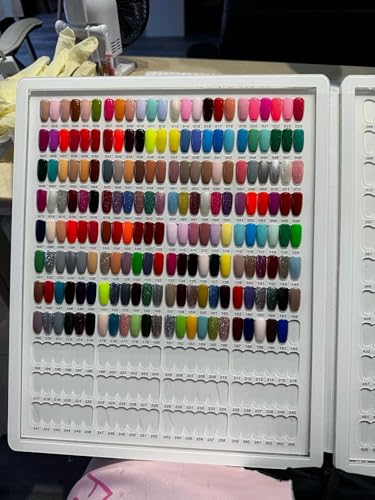 Acycoin2A Extra Large Acrylic Nail Polish Display Book with 528 Slots
