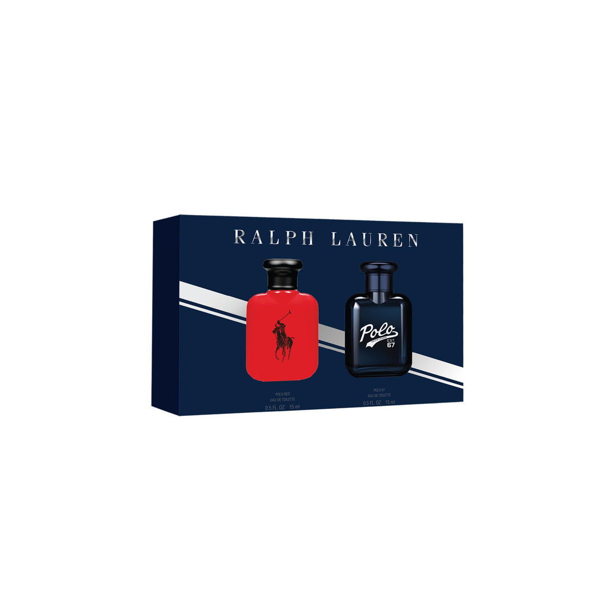 Ralph Lauren Polo Duo Men's Fragrance Gift Set, Polo Red & Polo 67, 2 x 15 mL