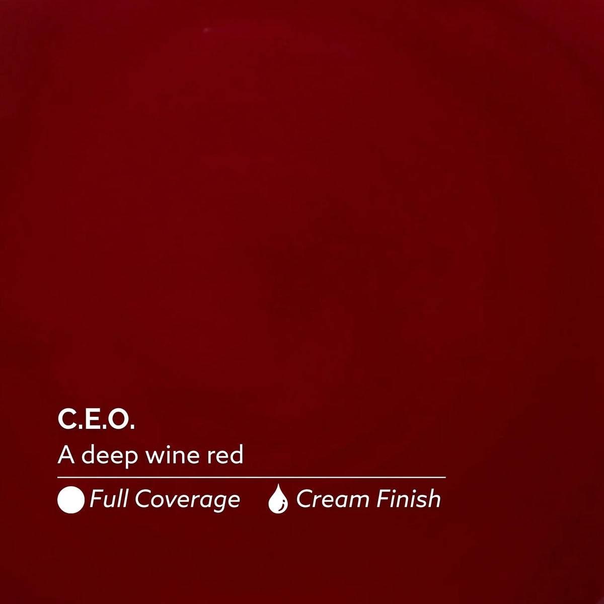 Dazzle Dry Nail Lacquer, Step 3 – C.E.O. Deep Wine Red, 0.5 fl oz