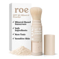 Roe Wellness SPF 50 Mineral Powder Sunscreen, Brush-On Face, Body & Scalp