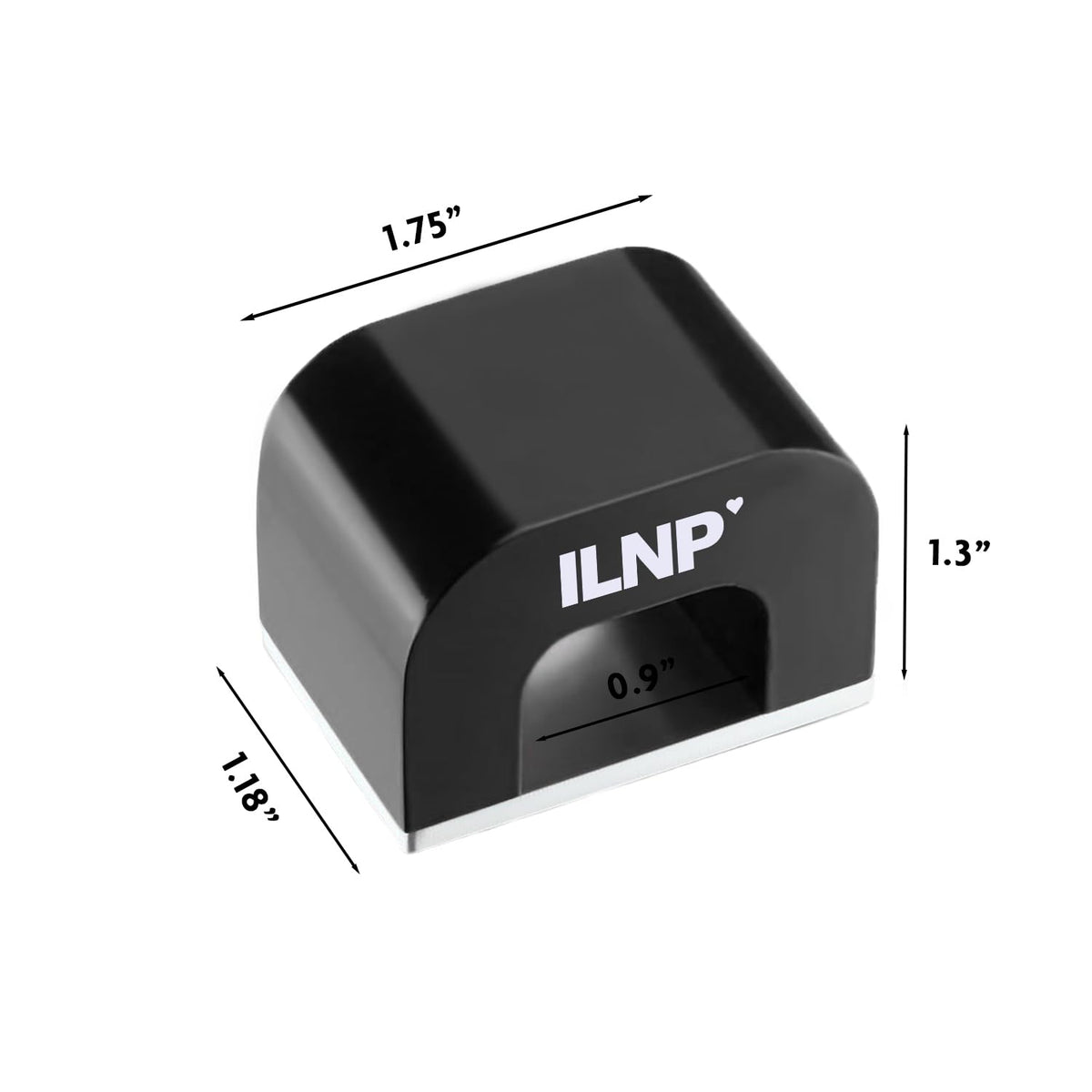 ILNP Black U Magnet Nail Art Tool for Velvet and Aura Effects
