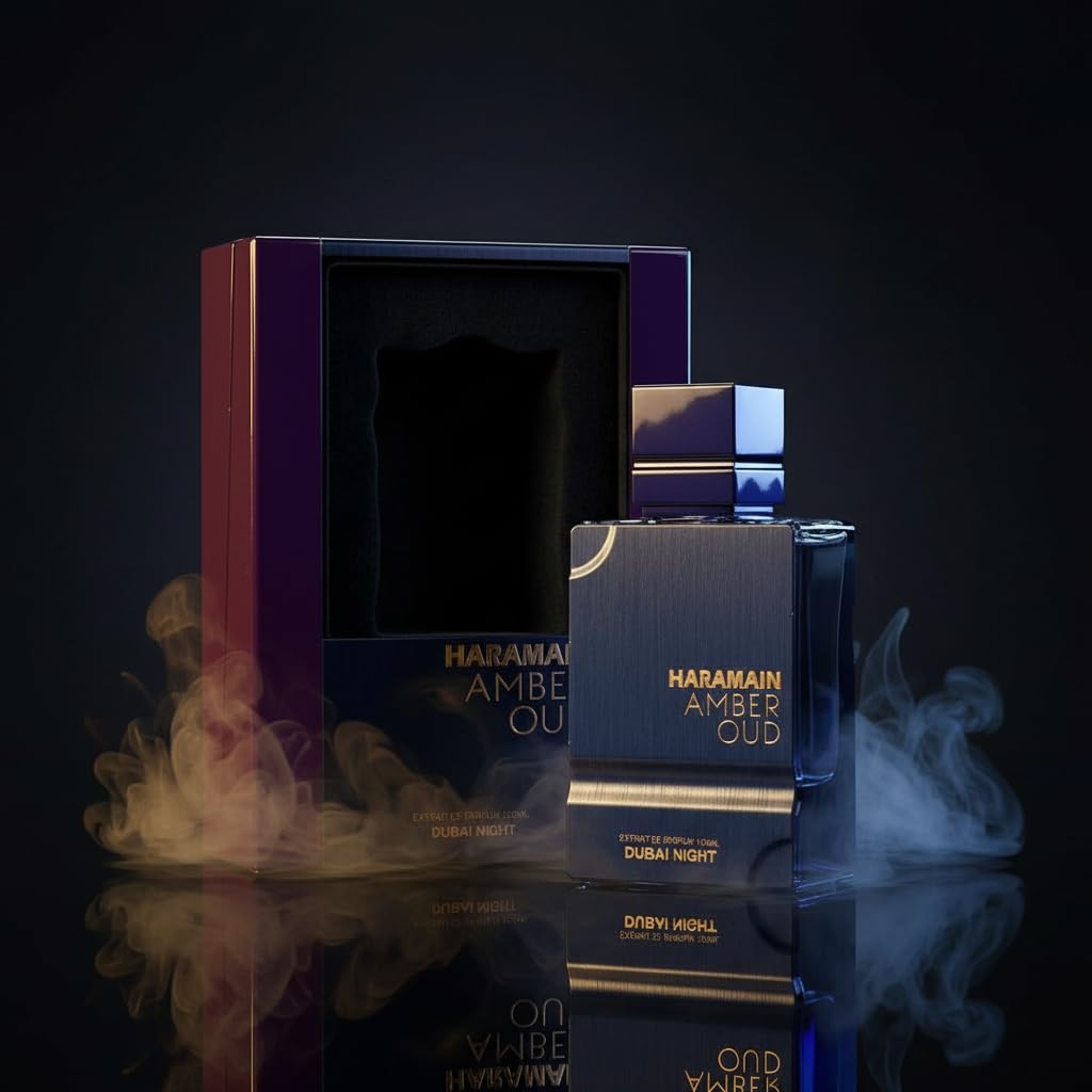 Al Haramain Amber Oud Dubai Night Oud Cologne for Men, 3.33 oz
