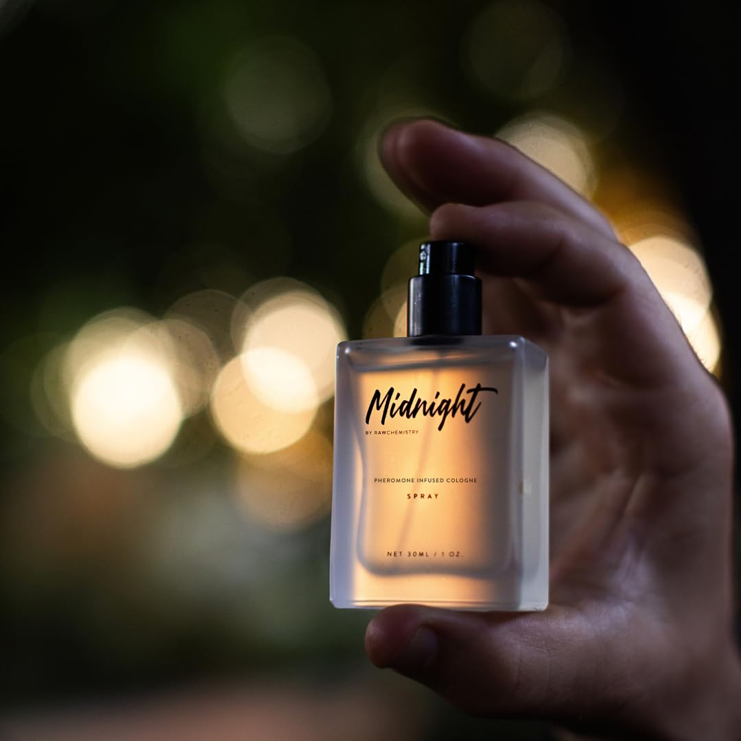 RawChemistry Midnight Pheromone Infused Cologne for Men, 1 oz