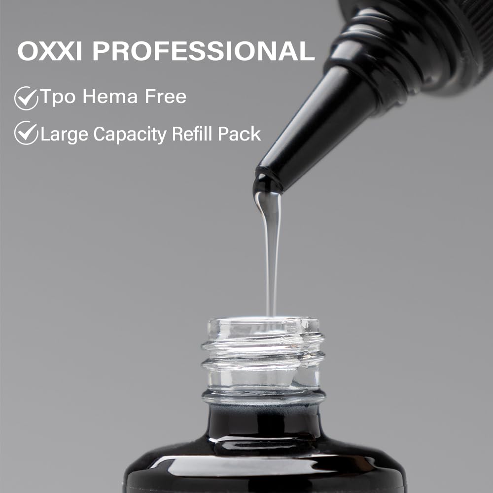 OXXI Professional 50ML HEMA-Free TPO-Free Nail Gel Refill