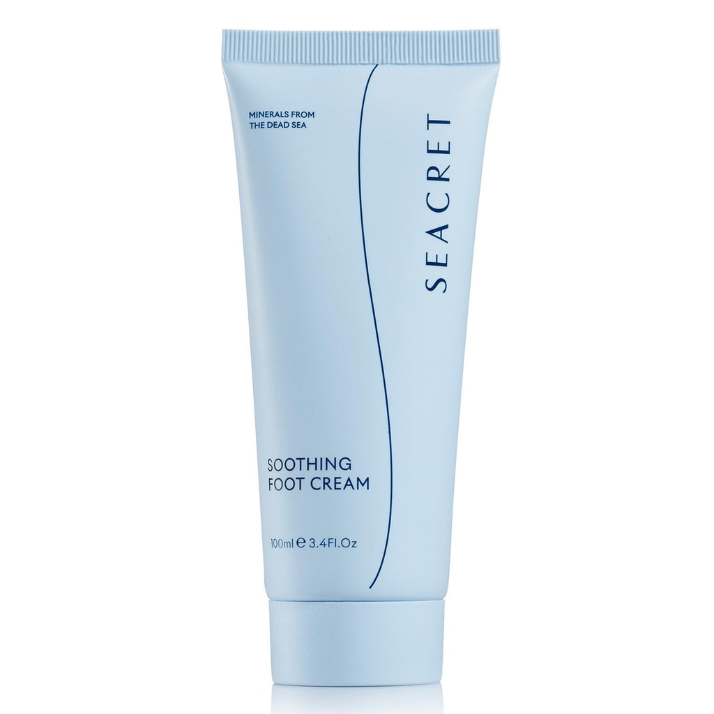 SEACRET Dead Sea Foot Cream with Tea Tree Oil for Dry, Cracked Heels