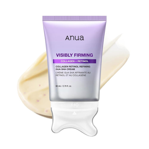 ANUA Collagen Retinol Gua Sha Neck & Face Firming Cream
