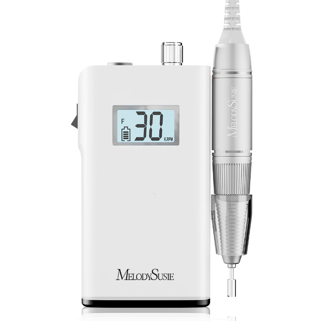 MelodySusie Rechargeable Clip-On Nail Drill, 30,000 RPM