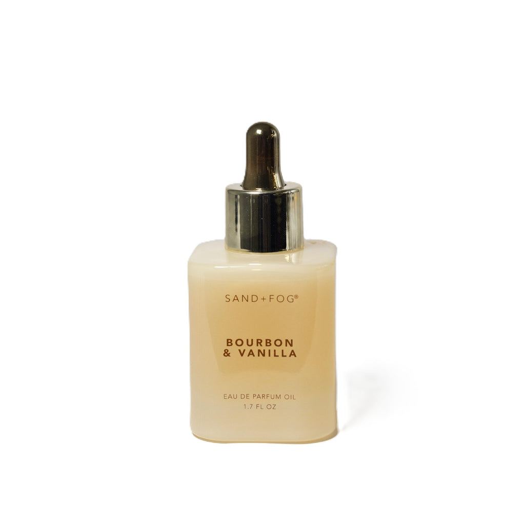 Sand + Fog Bourbon & Vanilla Eau de Parfum Oil with Dropper, 1.7 fl oz