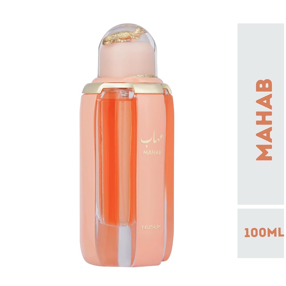 Nusuk Mahab Perfume for Men & Women, Oriental Floral Fragrance 100ml