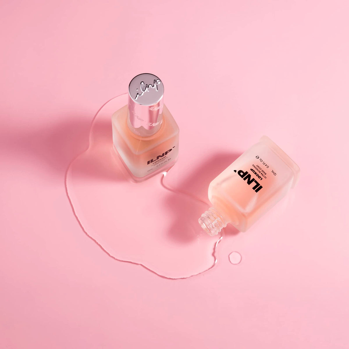 ILNP Glass Candy + Lockup Nail Polish Base and Top Coat Bundle