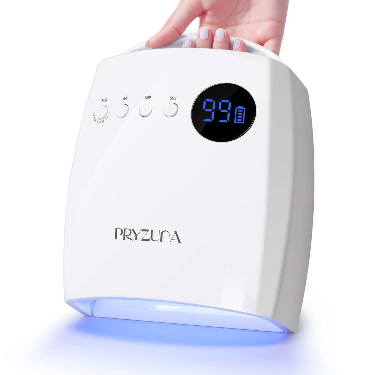 72W UV LED Nail Lamp, Cordless Gel Nail Dryer with Smart Sensor